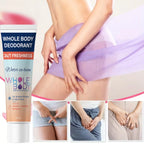 Whole Body Deodorant Cream for Odor Control and Freshness Peach Vanilla