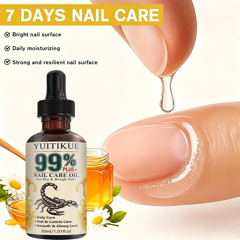 YUITIKUE Nail Care Oil Moisturizing Cuticle Treatment for Dry Nails