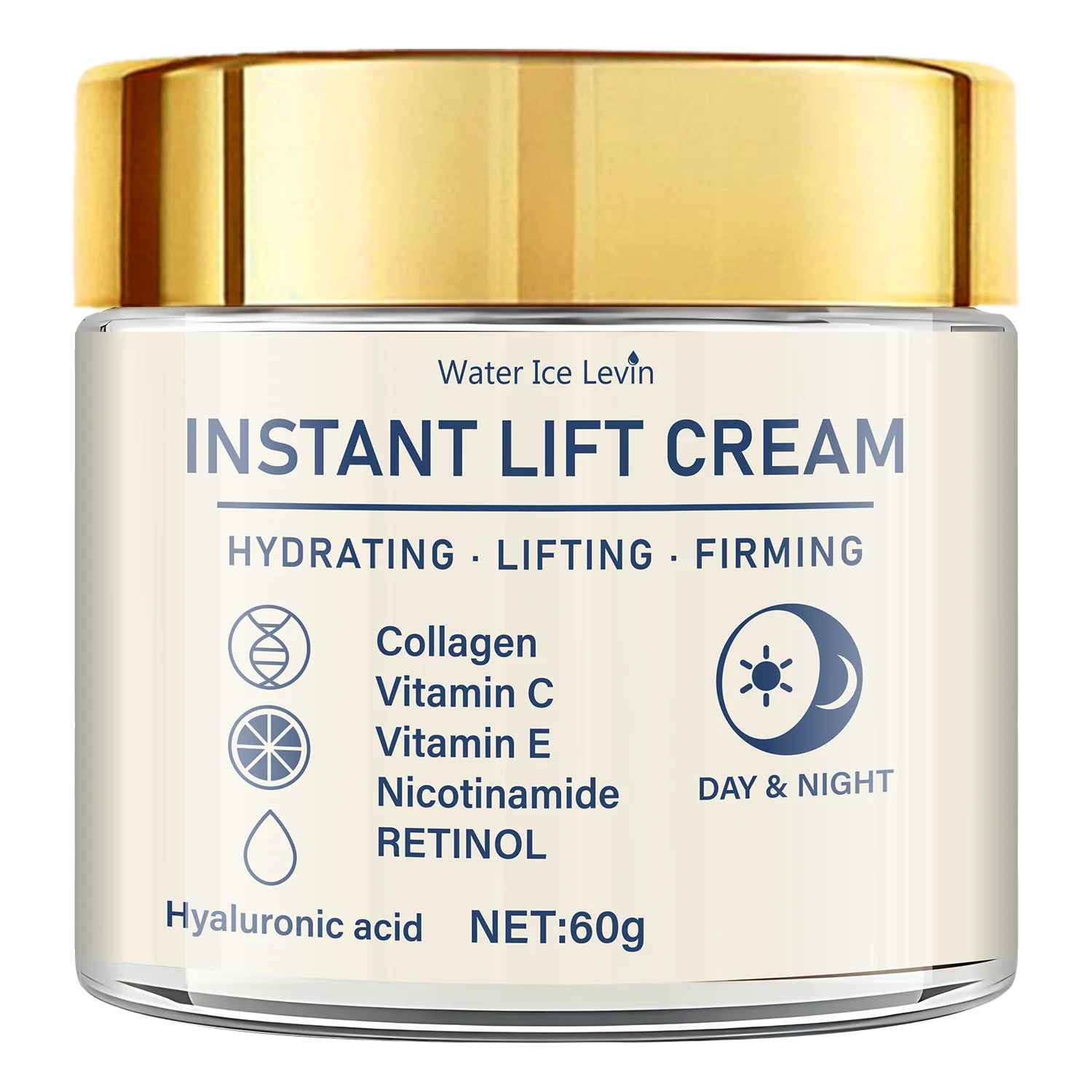 Instant Facial Firming Lifting Cream Retinol Hyaluronic Acid Moisturizer - 9