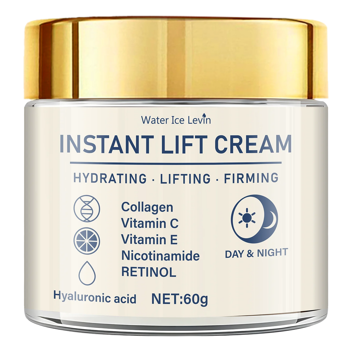 Instant Facial Firming Lifting Cream Retinol Hyaluronic Acid Moisturizer