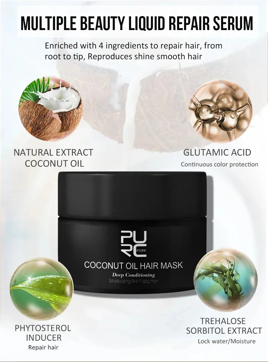 Deep Repair Keratin Hair Mask for Frizzy and Damaged Hair - 9