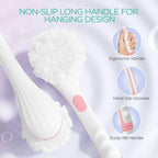 Electric Long Handle Body Brush for Exfoliating and Bathing