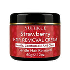 YUITIKUE Strawberry Depilatory Cream Gentle Body Hair Remover 60g