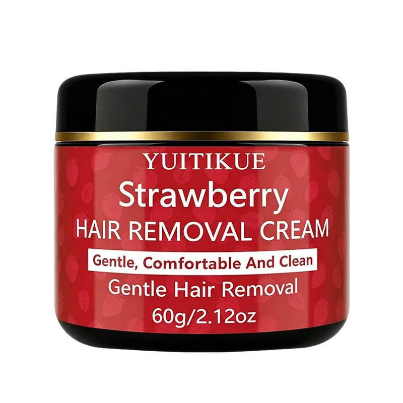 YUITIKUE Strawberry Depilatory Cream Gentle Body Hair Remover 60g - 14