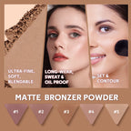 Matte Bronzing Powder for Face Contouring and Shading