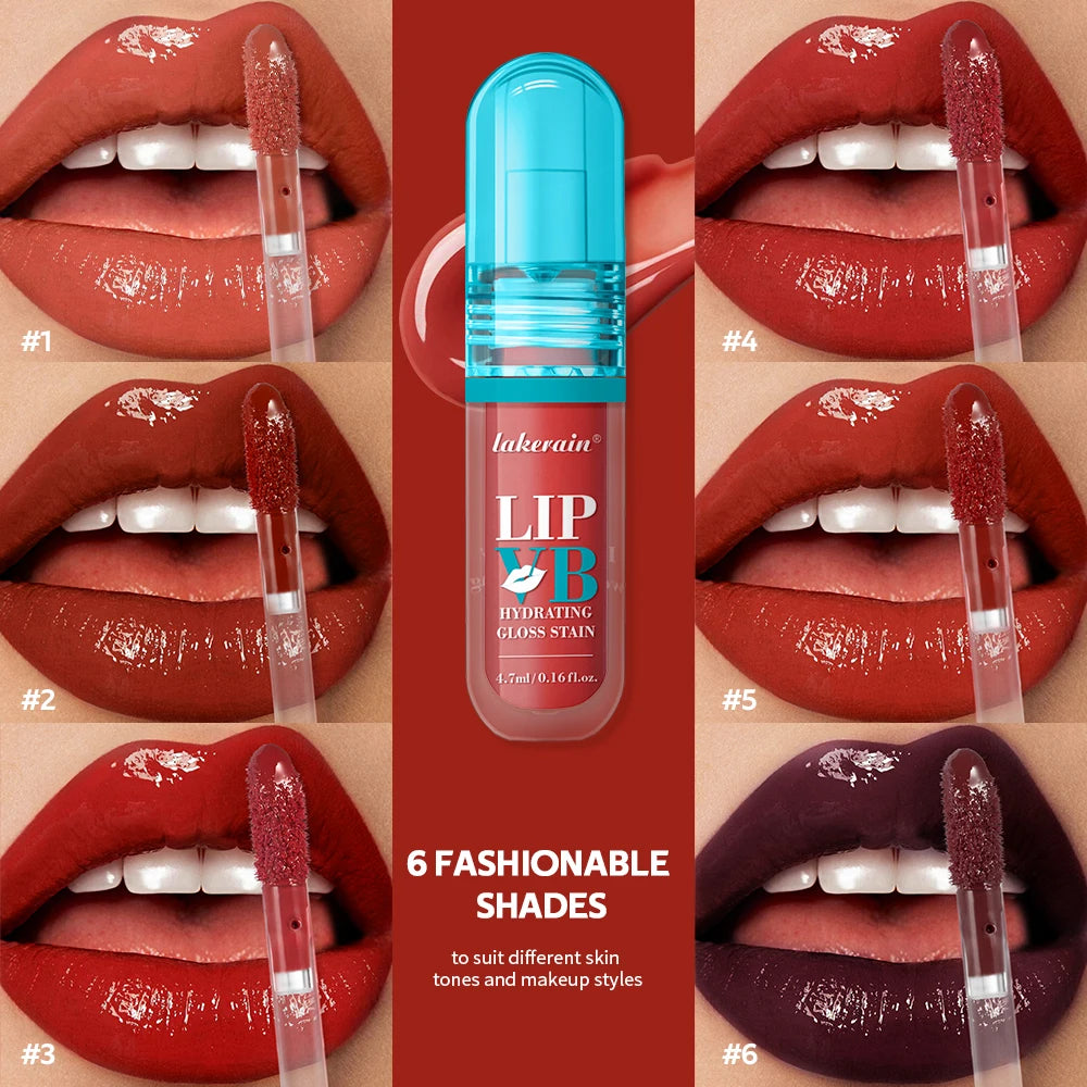 Hydrating Lip Gloss Stain with Moisturizing Vanilla Formula - 5