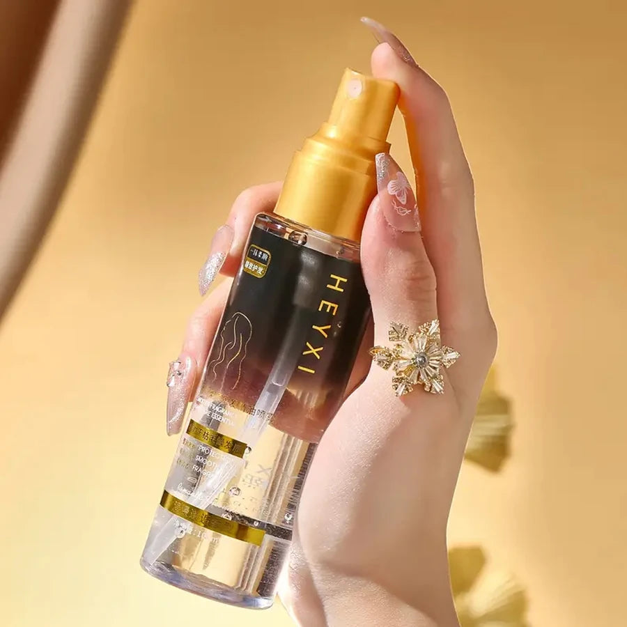 HEYXI Smooth Hair Care Essential Oil Spray for Dry Hair and Split Ends