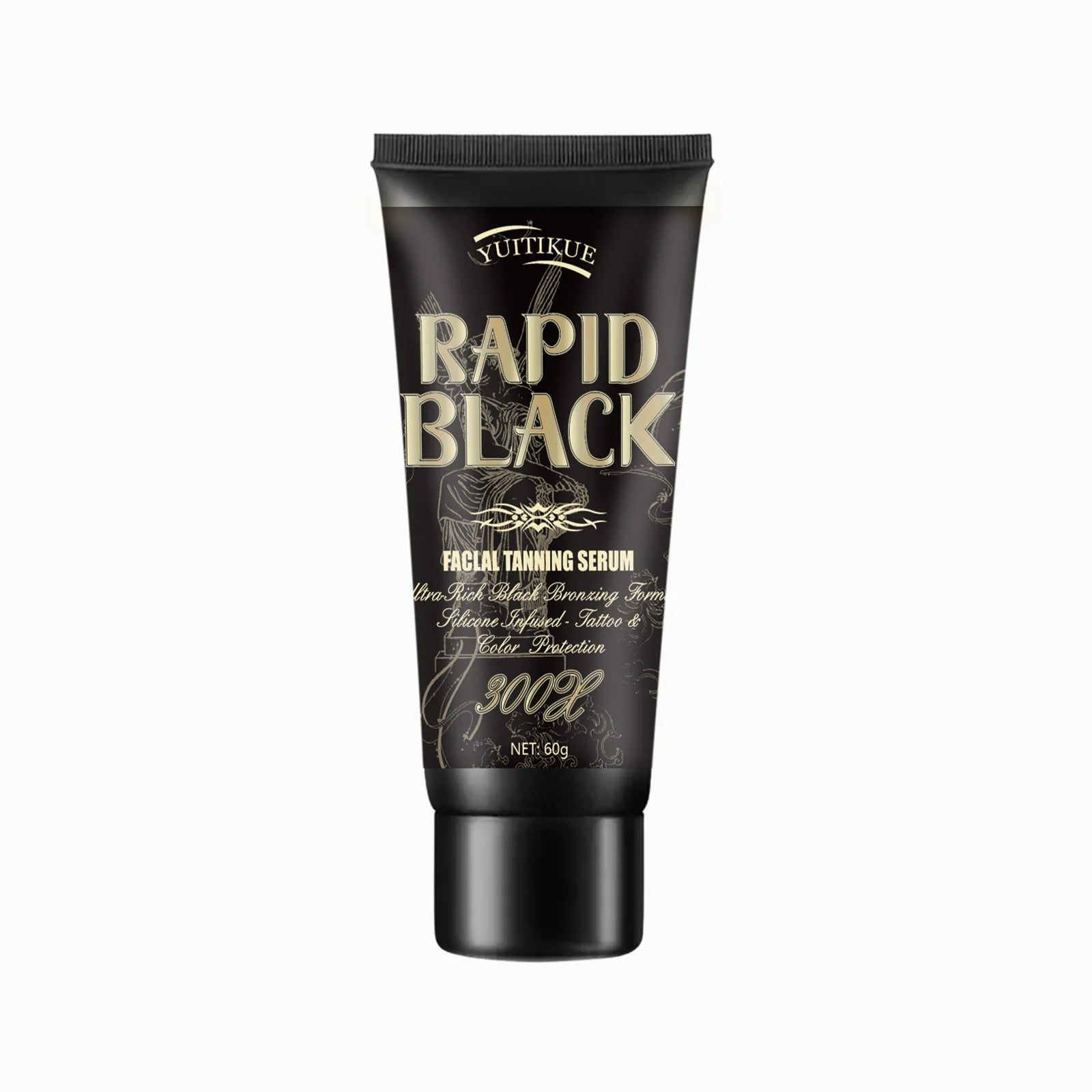 YUITIKUE Rapid Black Self-Tanning Bronzing Cream for Face and Body - 8