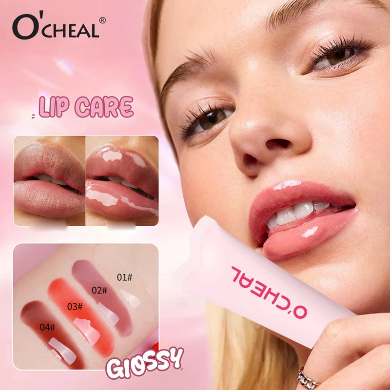 OCheal Crystal Gloss Moisturizing Lip Balm Hydrating Tinted Lip Care - 1