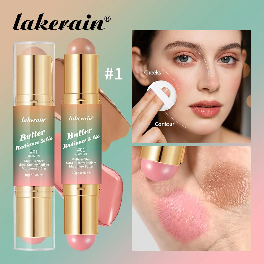 Dual-Ended Cream Blush and Bronzer Stick - 1