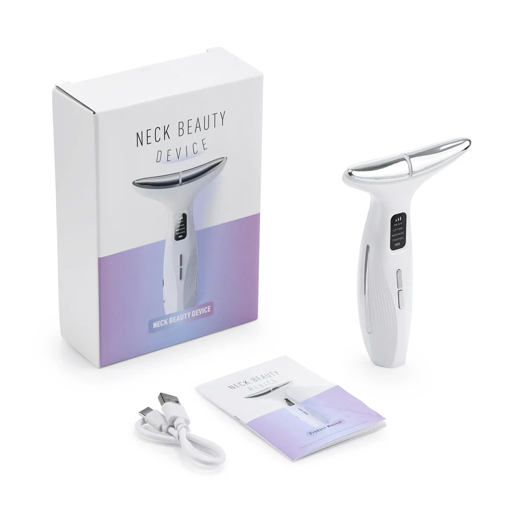 LED Facial and Neck Skin Tightening Massage Device - 25