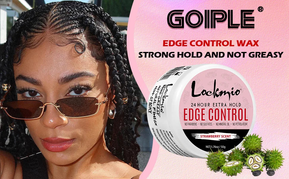 50g Edge Control Hair Styling Cream and Anti Frizz Wax