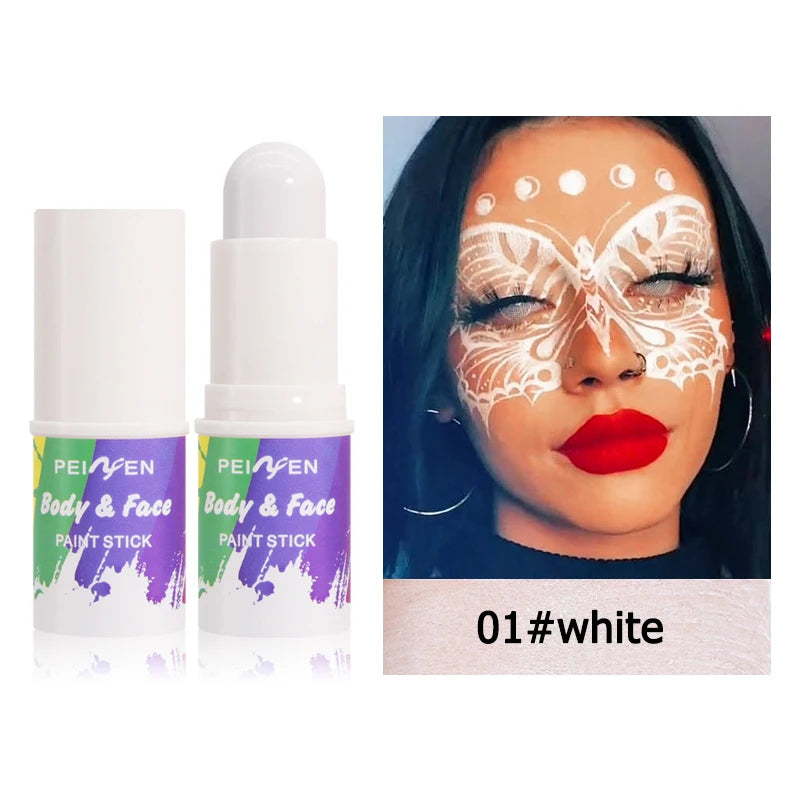 Peiwen Face and Body Paint Stick Waterproof Makeup for Parties