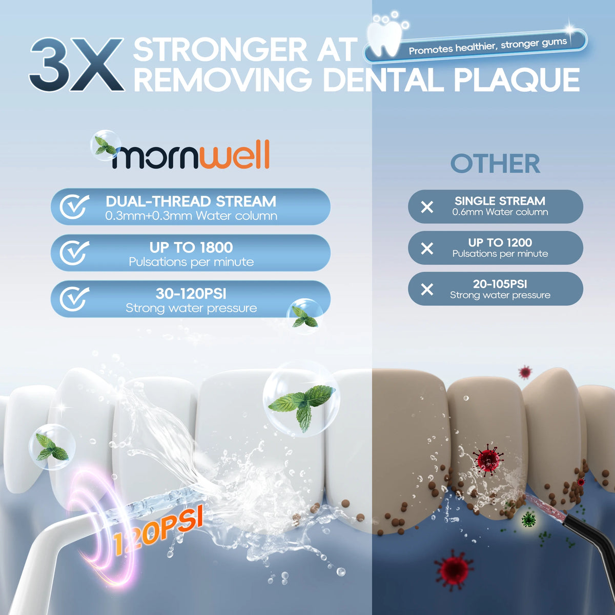 Portable Oral Irrigator and Electric Scalp Massager Kit