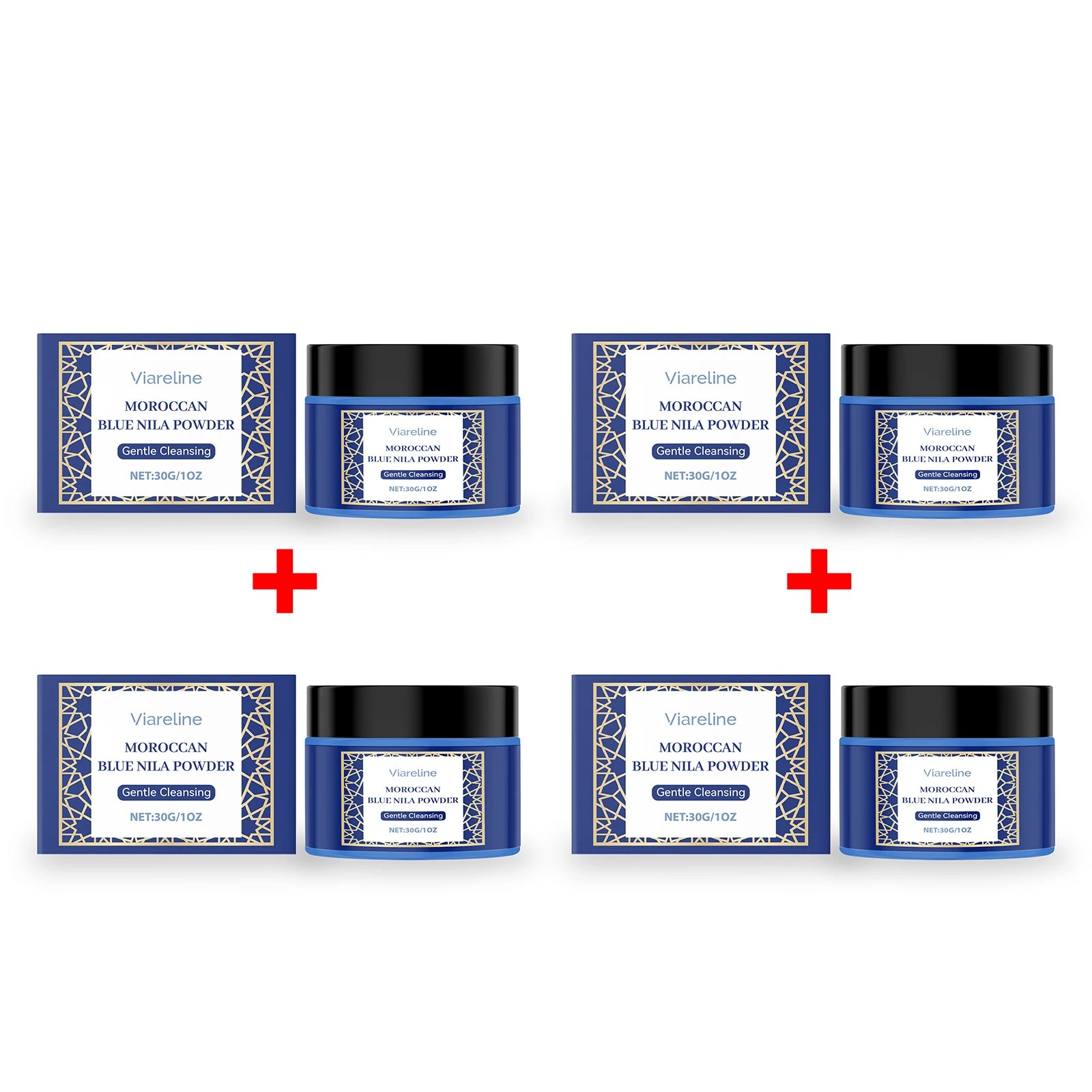 Moroccan Blue Nila Brightening Face Mask Powder - 16
