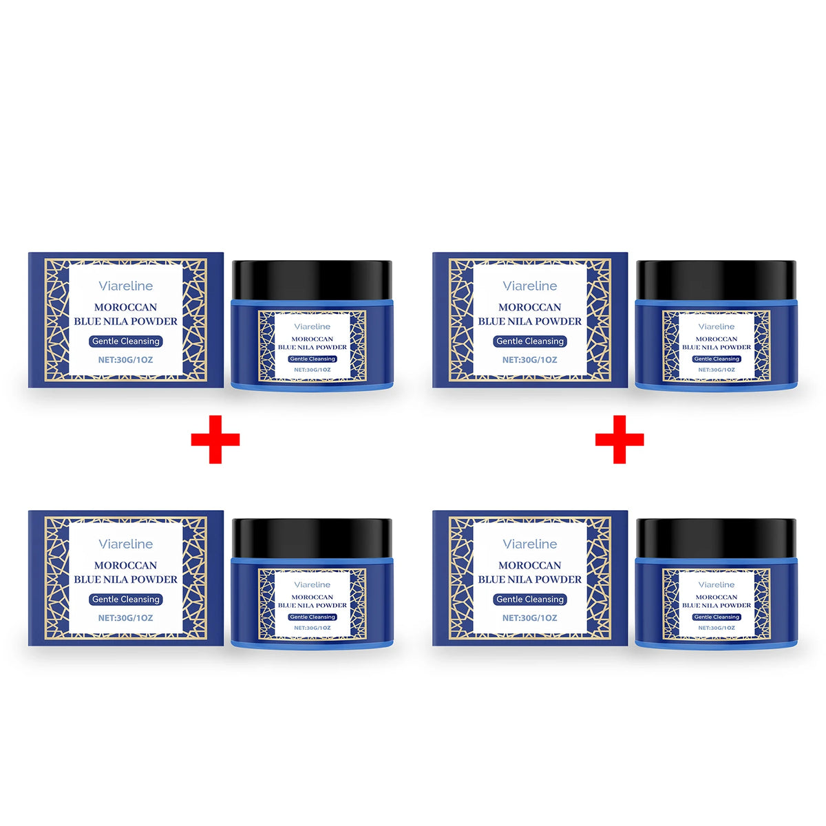 Moroccan Blue Nila Brightening Face Mask Powder