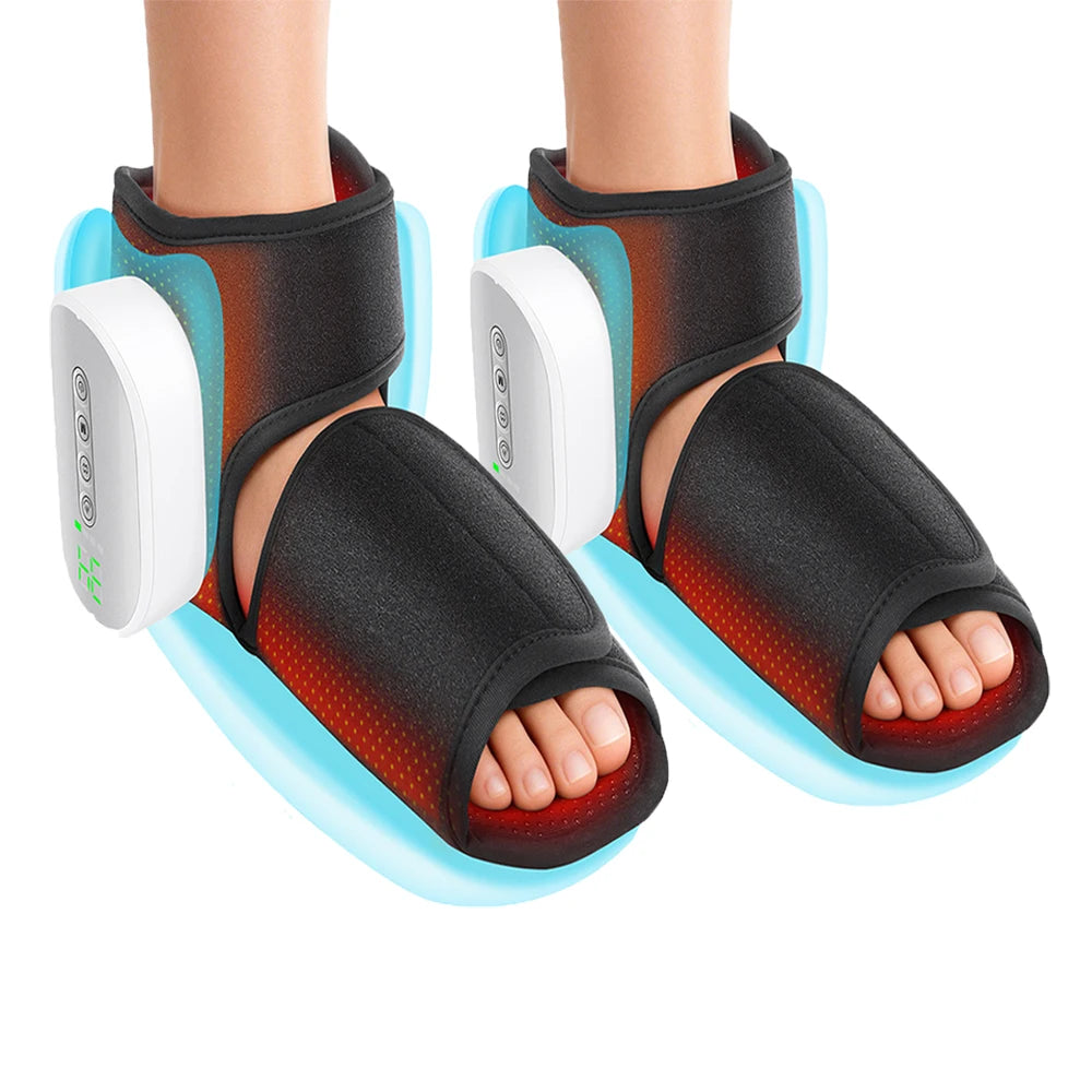 Cordless Heated Air Compression Foot and Ankle Massager