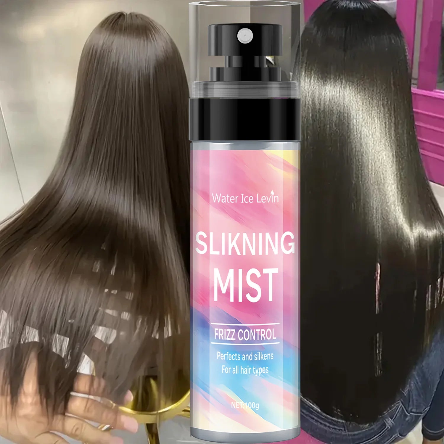 100ml Leave-in Hair Care Spray for Styling and Frizz Control - 1
