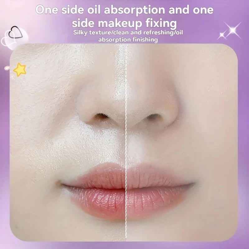Nicor Oil Absorbing Sheets Portable Facial Blotting Paper for Matte Skin - 6