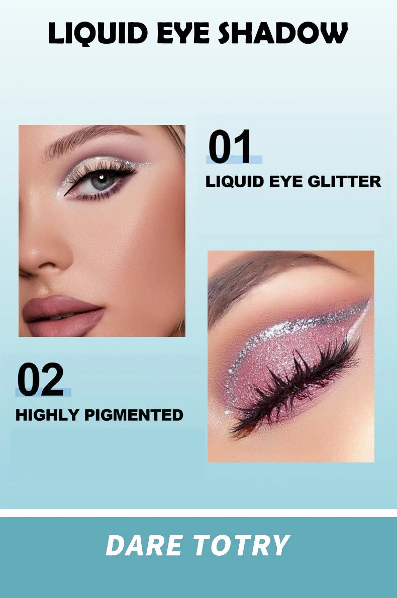 Peifen Double Head Liquid Eyeliner and Glitter Eyeshadow Pen
