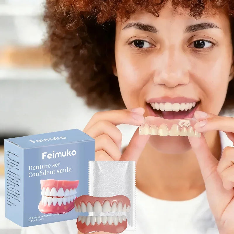 Temporary Silicone Denture Set for Missing or Broken Teeth - 3