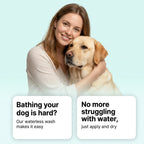 Waterless Dog Shampoo Spray for Quick Cleaning and Odor Removal