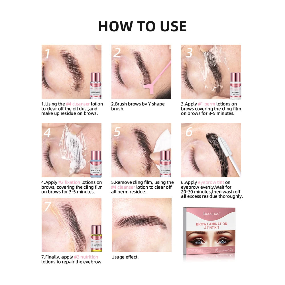Professional Eyebrow Lamination and Tinting Kit - 6