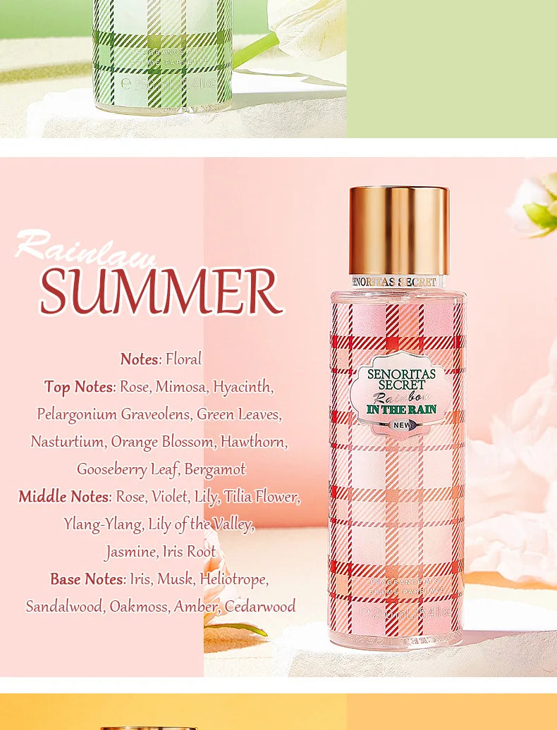 Senoritas Secret Fragrance Body Spray Long Lasting Scent Deodorant 250ml - 14