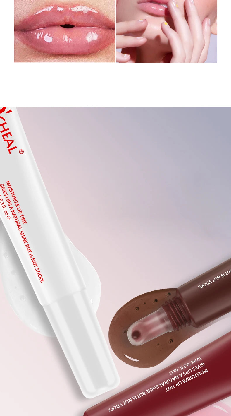O'CHEAL Moisturizing Lip Gloss Waterproof Long Lasting Tinted Makeup