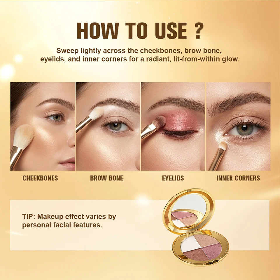 All-in-One Highlighting and Contouring Face Palette
