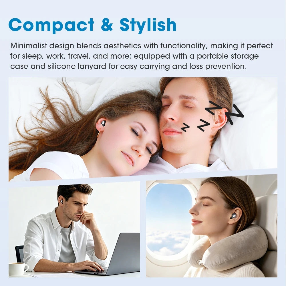 Reusable Noise-Canceling Sleep Earplugs for Side Sleeping - 6