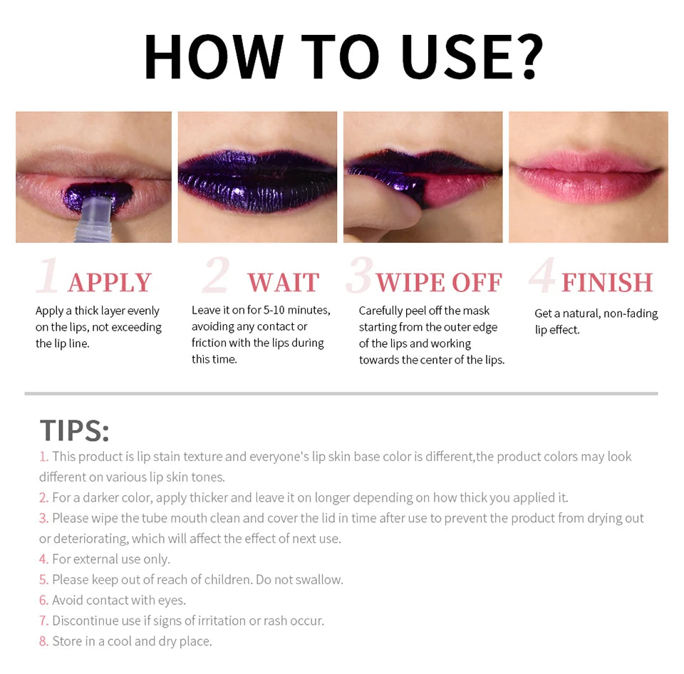 Peel-Off Matte Liquid Lip Stain