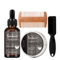Lockmio Vanilla Beard Care Set Grooming Oil and Styling Balm Kit