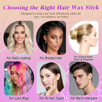40g Hair Styling Wax Stick Finishing Cream for Flyaways