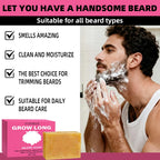 YUITIKUE Beard Growth Soap 100g Deep Cleansing and Conditioning Bar