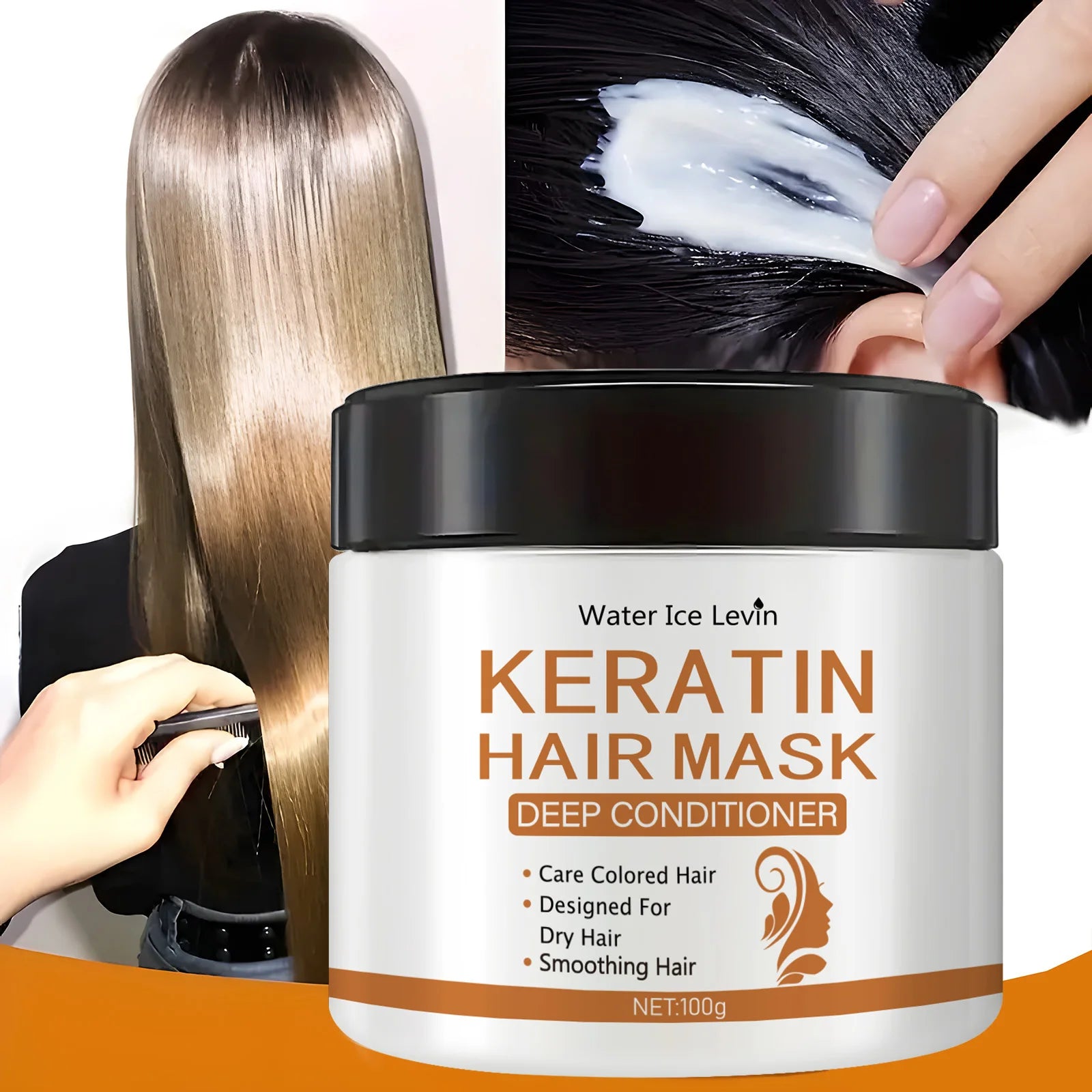 Keratin Hair Mask Deep Conditioning Treatment 100g