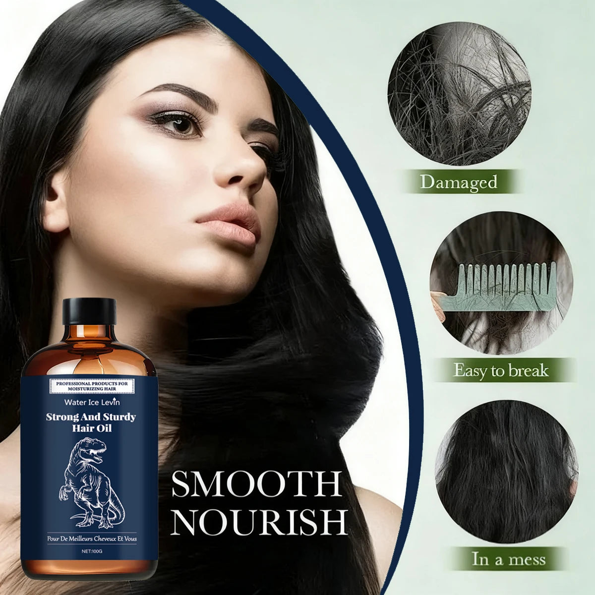 Hyaluronic Acid Hair Oil with Olive and Coconut Oil