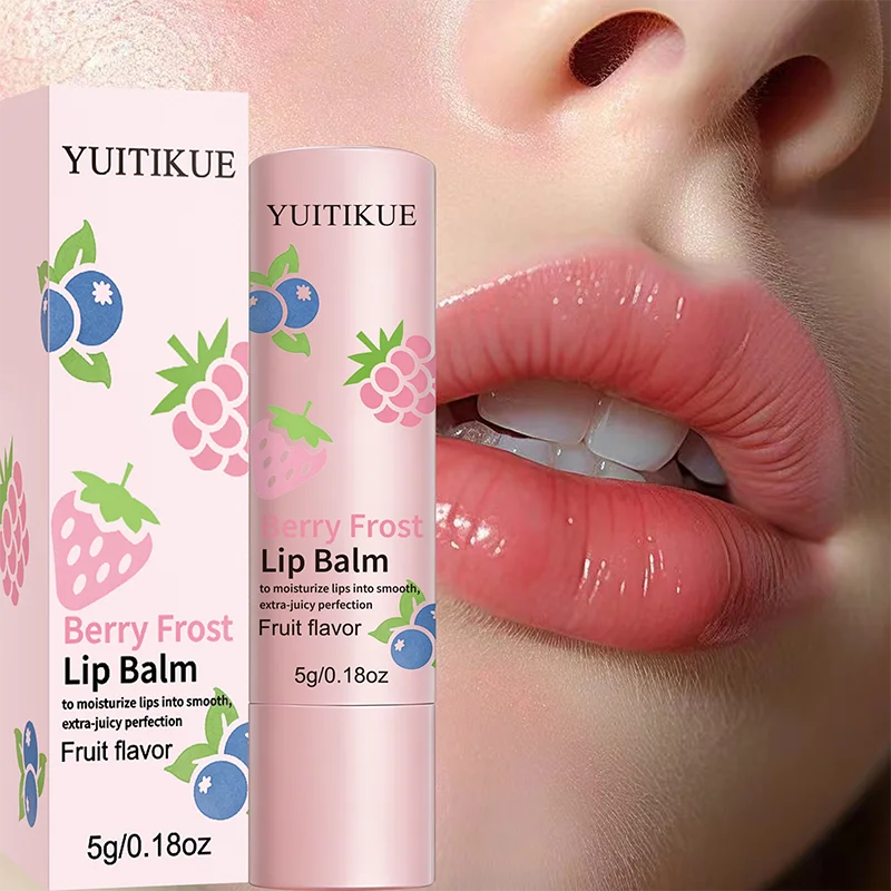 YUITIKUE Berry Frost Lip Balm Moisturizing Fruit Scented Lip Care - 7