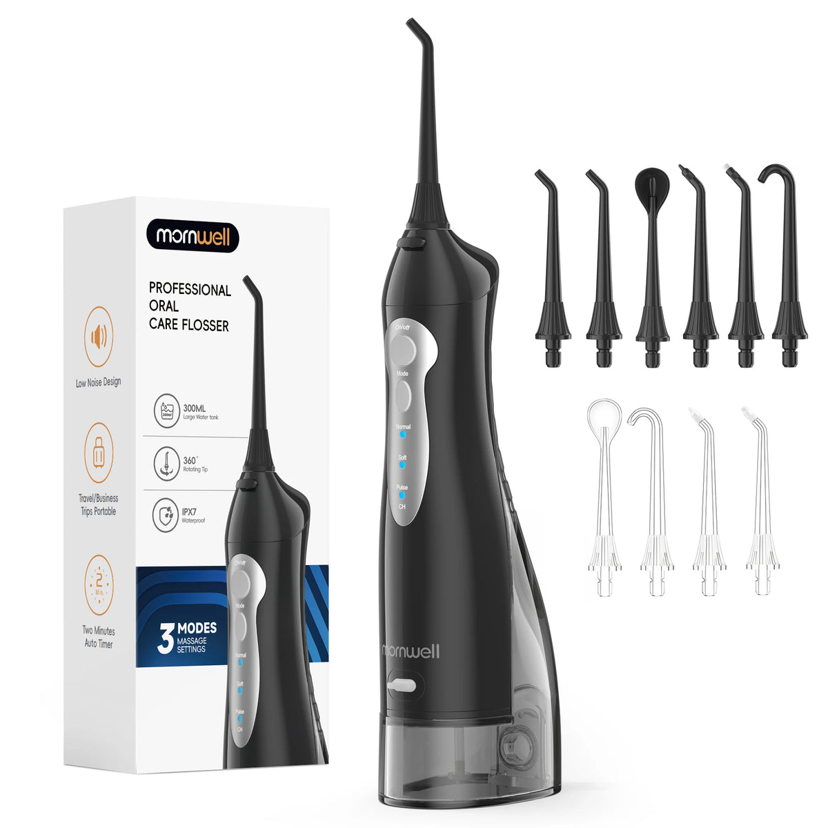 Portable Cordless Water Flosser for Teeth Cleaning