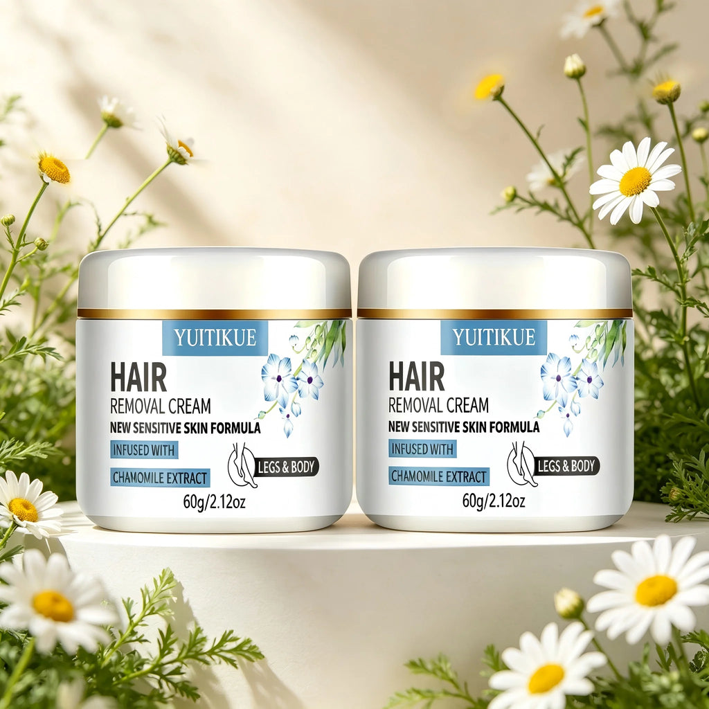 YUITIKUE Hair Removal Cream 60g Sensitive Skin Formula for Body