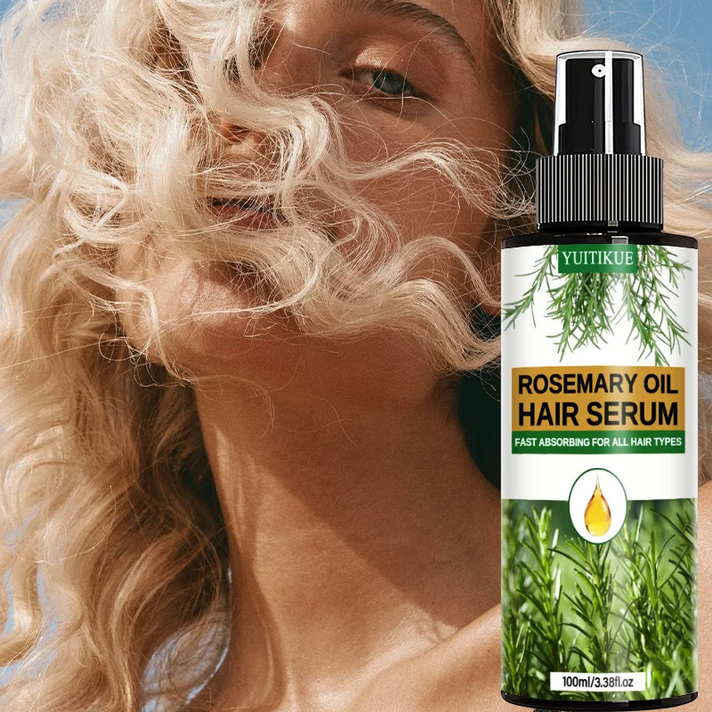 Rosemary Oil Hair Serum Fast Absorbing Scalp Treatment 100ml