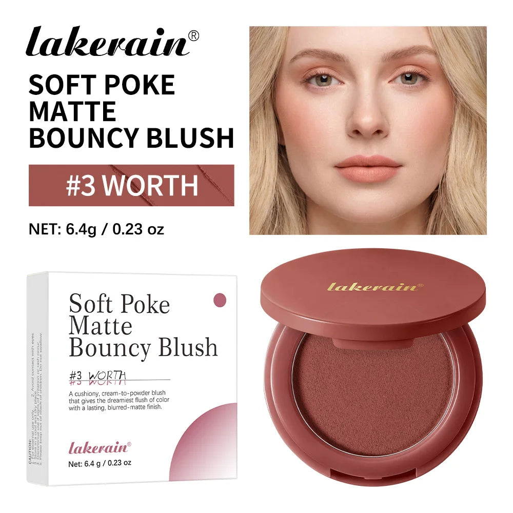 Matte Cream to Powder Bouncy Blush for Natural Flush - 24