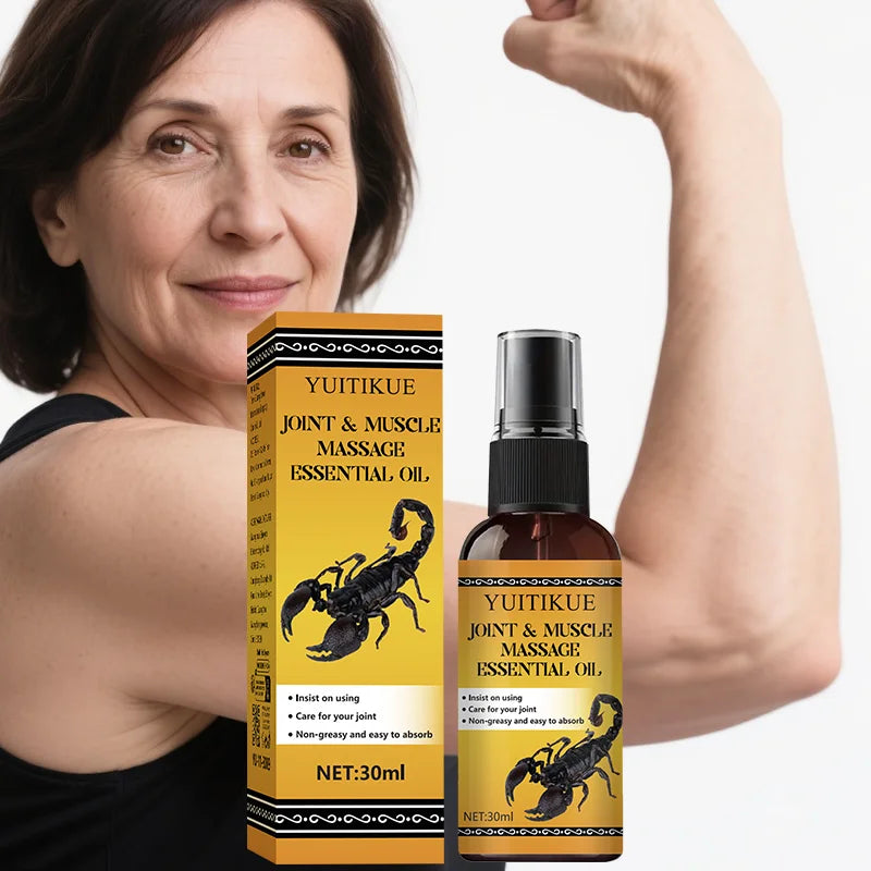 YUITIKUE Joint and Muscle Massage Oil 30ml Soothing Relief Formula - 2