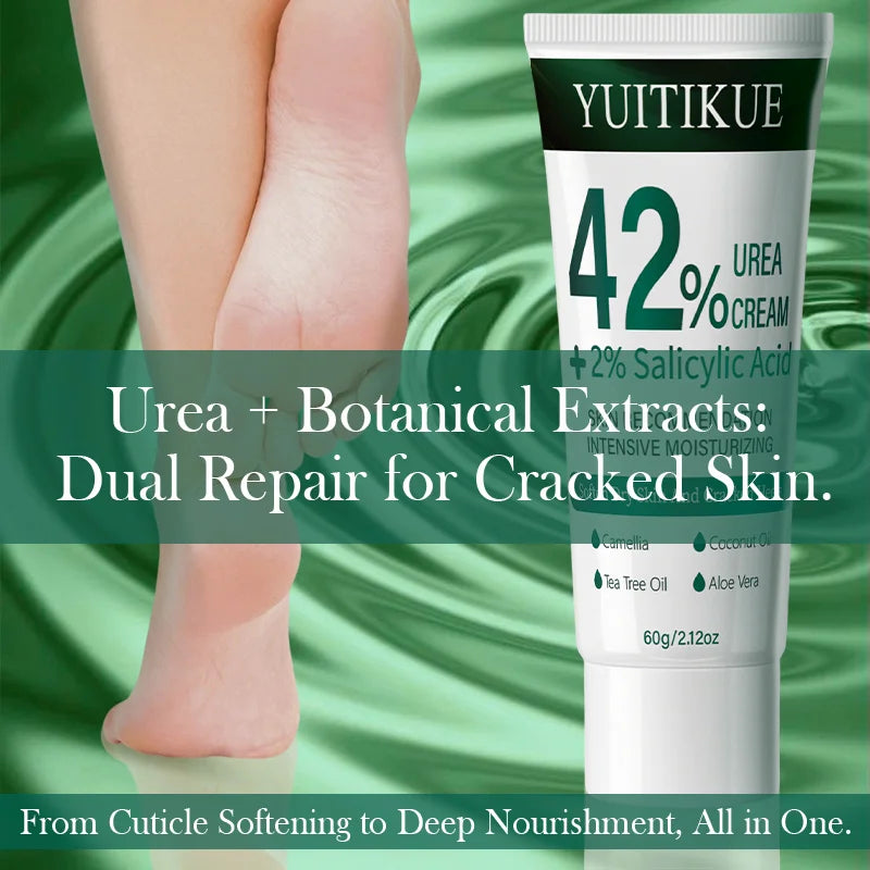 Yuitikue 42% Urea Cream with Salicylic Acid for Dry Skin and Cracked Heels - 6