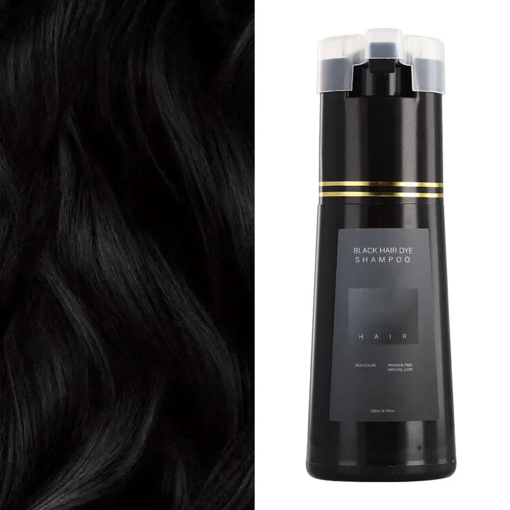 200ML Instant Hair Color Shampoo for Gray Hair Coverage - 14