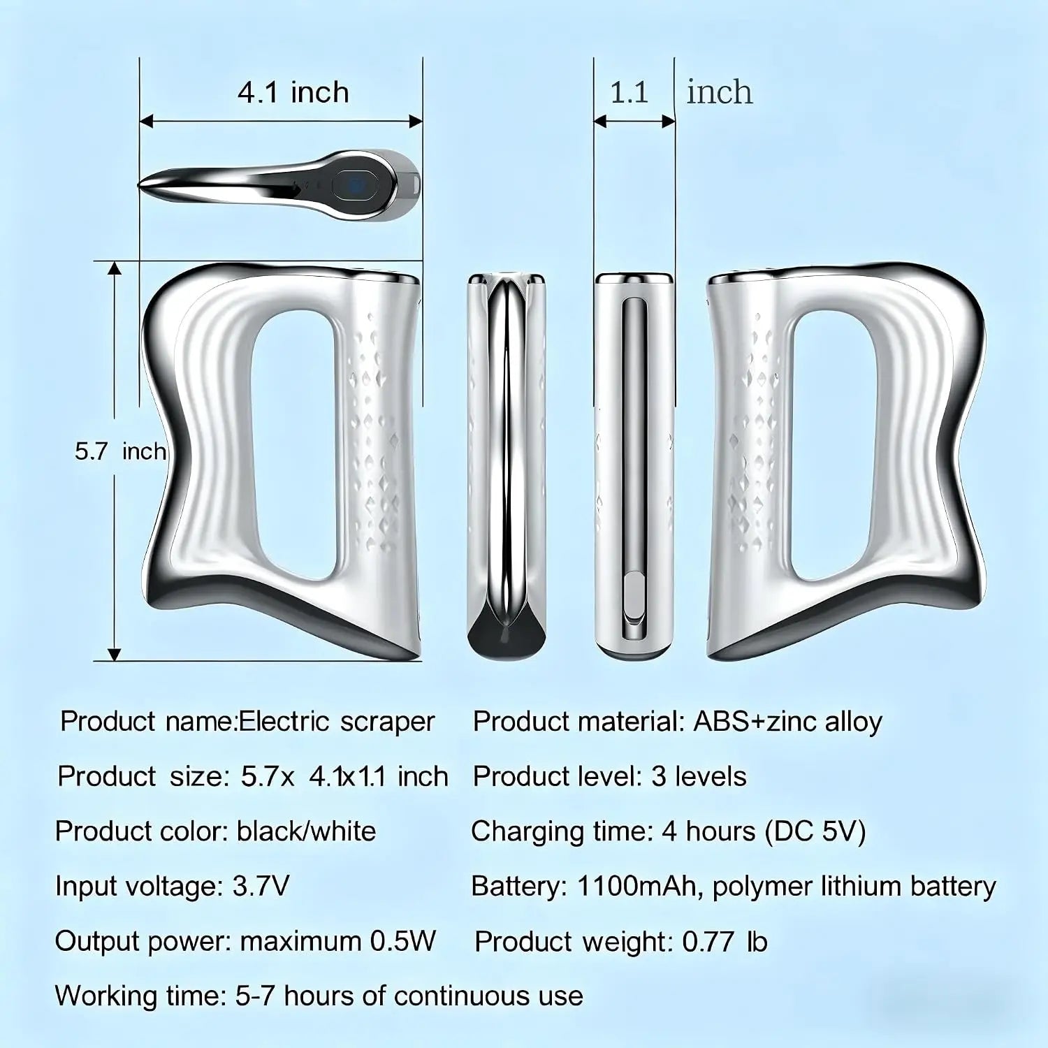 Electric Fascia Muscle Scraper and Microcurrent Body Massager - 6