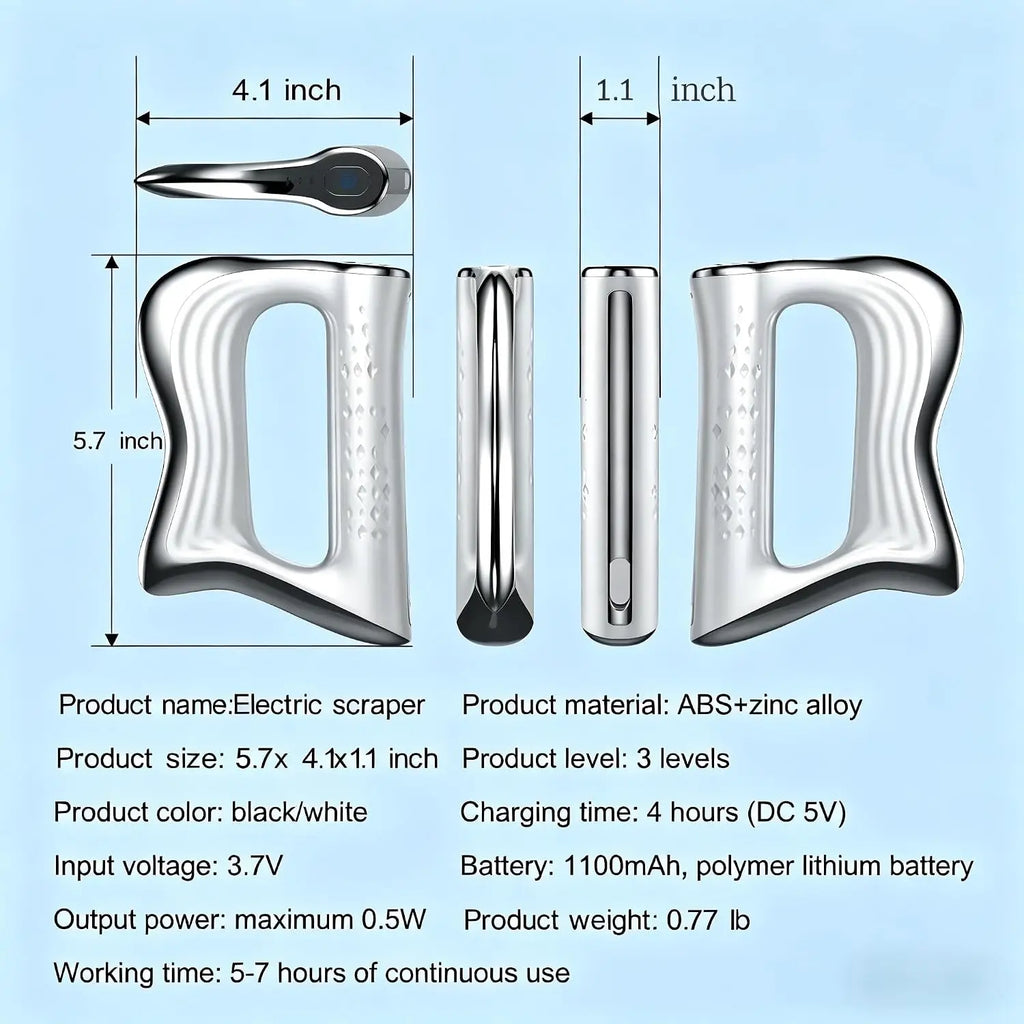 Electric Fascia Muscle Scraper and Microcurrent Body Massager