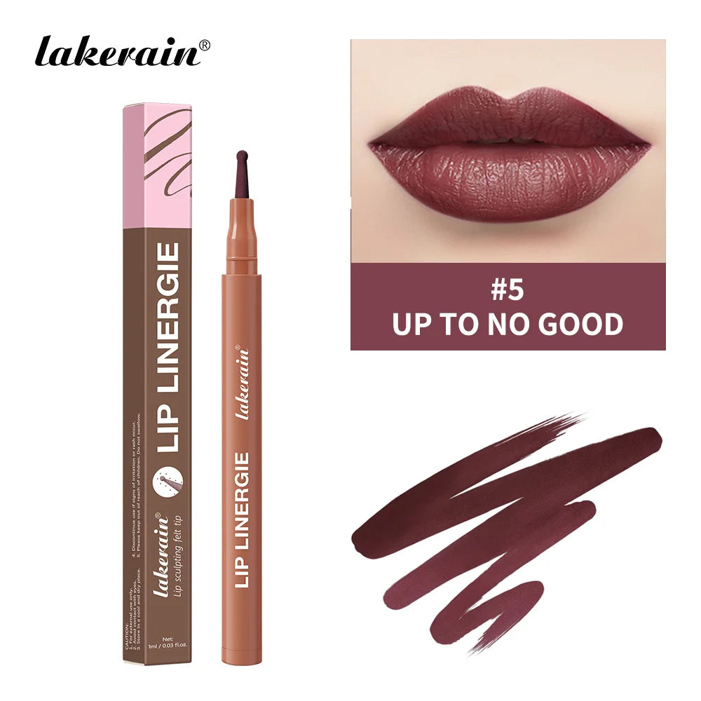 Long-Lasting Waterproof Felt-Tip Lip Liner Stain - 34