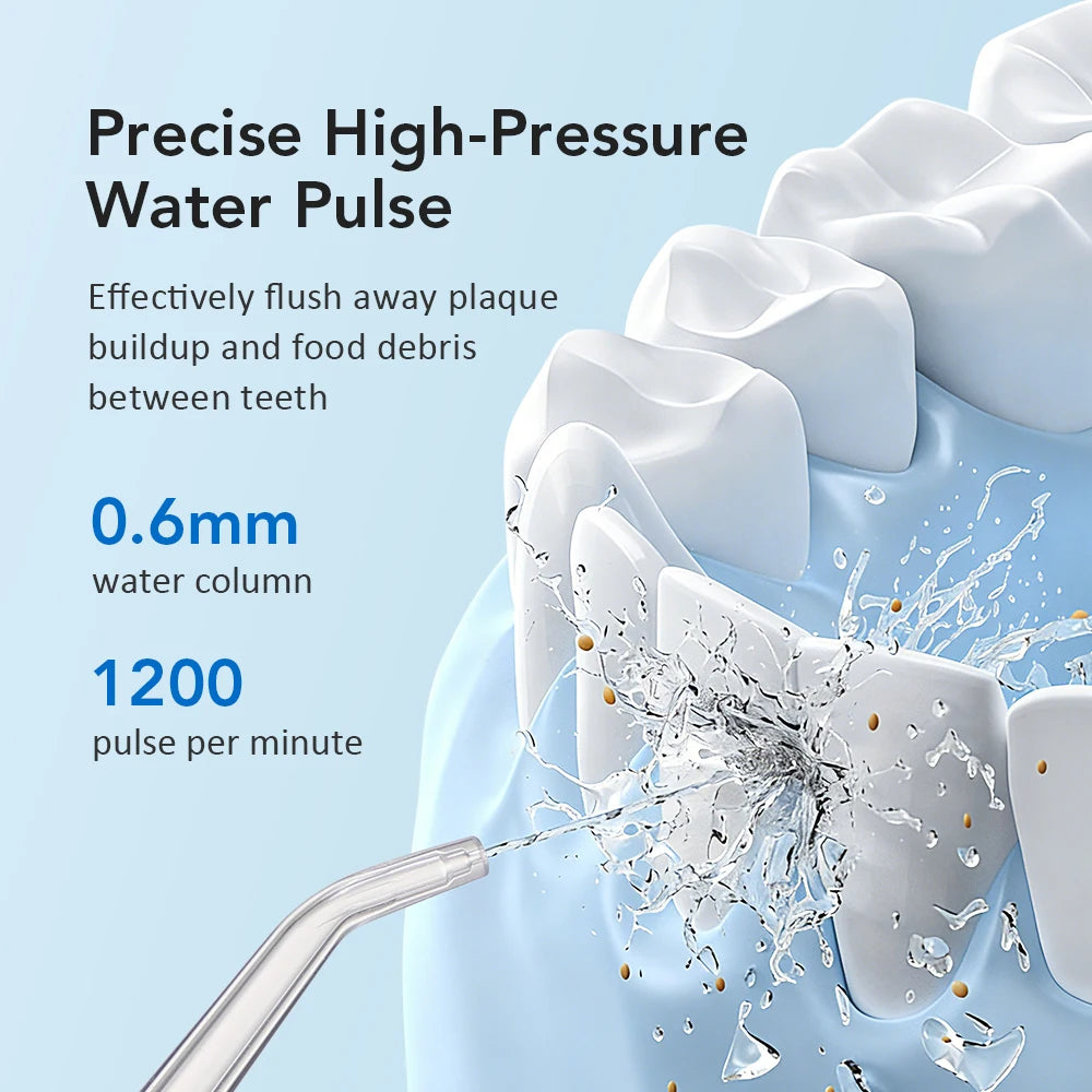 Portable Cordless Water Flosser for Teeth Cleaning