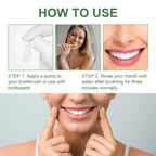 Whitening Foaming Toothpaste for Stain Removal and Fresh Breath